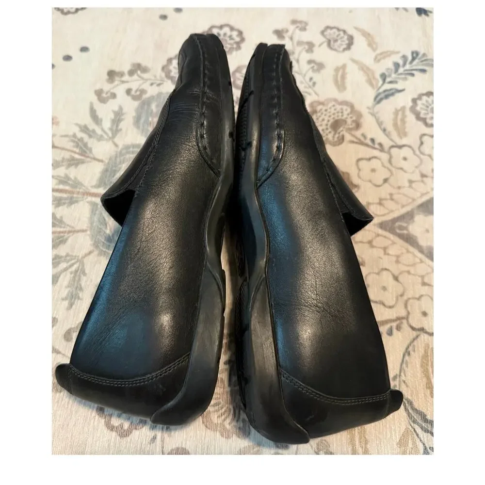 Mephisto Edlef Men's Loafers Black Leather Slip-on Shoes Size 9.5 US / 9 UK